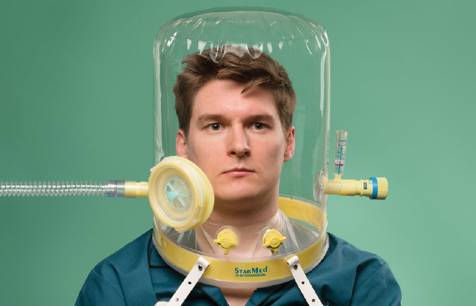 StarMed CaStar CPAP helm, extra extra groot, >50 cm halsomtrek