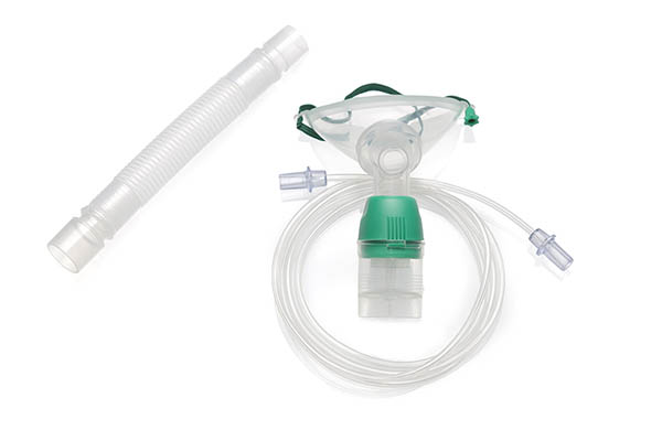 Cirrus 2 vernevelset voor volwassenen met EcoLite™ tracheotomiemasker en 1.8m slang