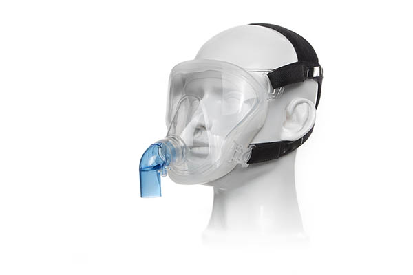 FitMax™ CPAP Total Face Gezichtsmasker met non-vented hoekstuk en hoofdband, extra groot