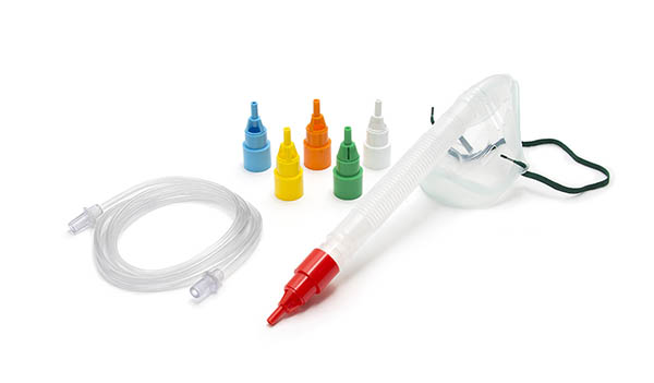 Intersurgical EcoLite™ venturi masker set voor volwassenen