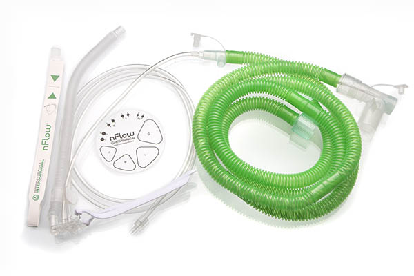 nFlow™ CosyFit CPAP beademingssysteem met verwarmingsdraad voor zuigelingen, ≥ 1.6m
