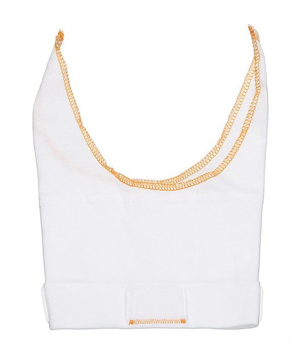 nFlow™ CosyFit, licht oranje mutsje, maat 4 (30 - 32 cm)