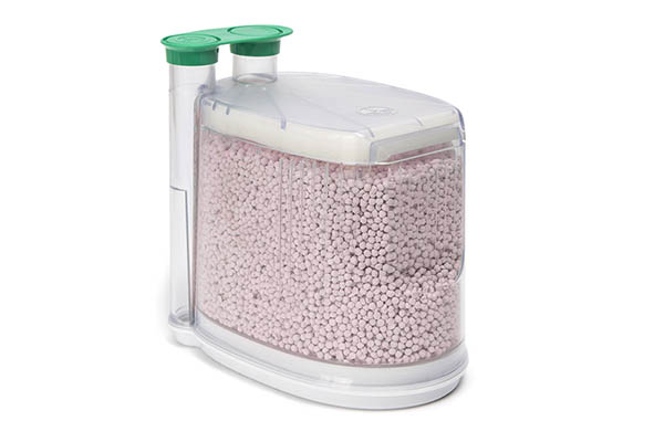 AbCan Spherasorb™ CO2 absorber, roze naar wit kleurverandering