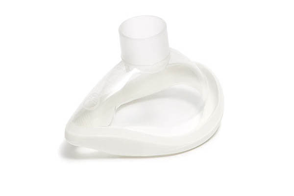 ClearLite anesthesiemasker voor kinderen, zonder haakring, maat 2, 22F