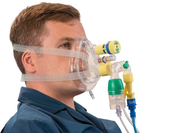 Ventumask CPAP masker met Y-stuk voor de vernevelaar, klein