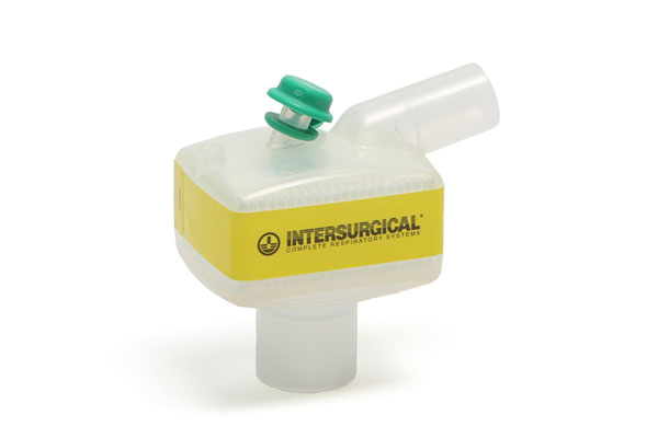 Hydro-Guard™ Pro gehoekt beademingsfilter met luerpoort