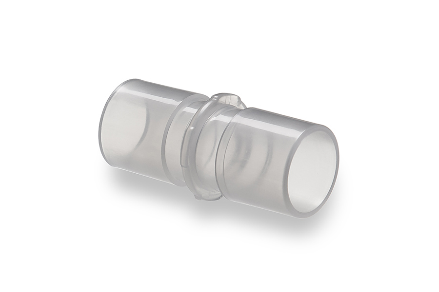 Rechte connector 22M-22M