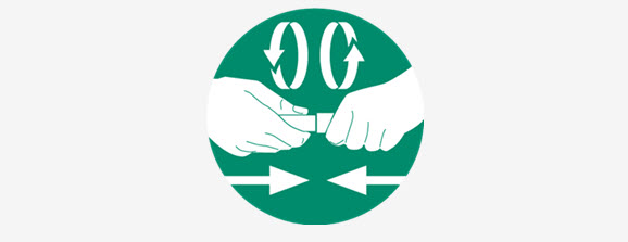 push and twist narrow