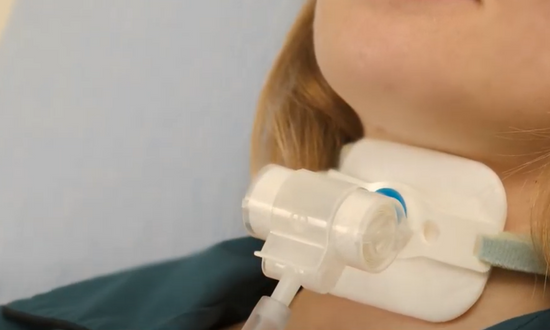 InterTherm T + HME for tracheostomy video
