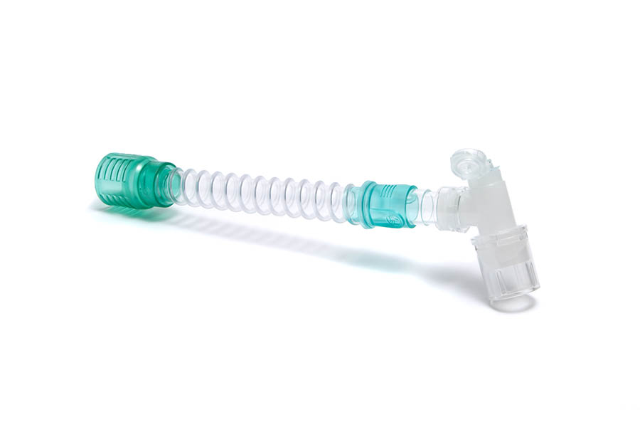 Smoothbore verbindingsstuk 22F- 22M/15F draaibaar hoekstuk en 7.6mm poort, ≥0.18m 