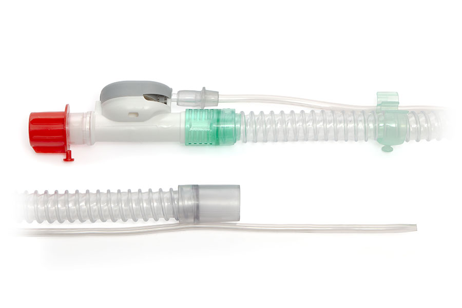 22mm Smoothbore beademingssysteem voor Vivo 50™, harde connectoren, 1.5m met expiratieklep en kleplijn