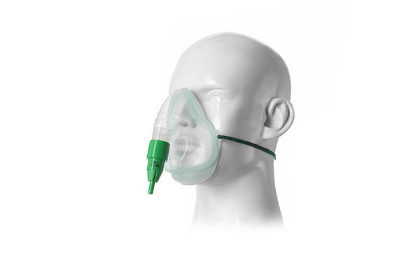 Intersurgical EcoLite™ masker voor volwassenen met 60% zuurstof venturi, groen