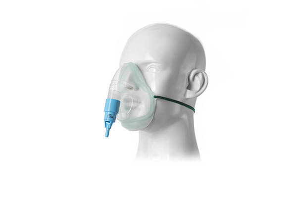 Intersurgical EcoLite™ masker voor volwassenen met 24% zuurstof venturi, blauw
